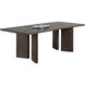 Giulietta 90.5 X 39.5 inch Dark Brown Dining Table